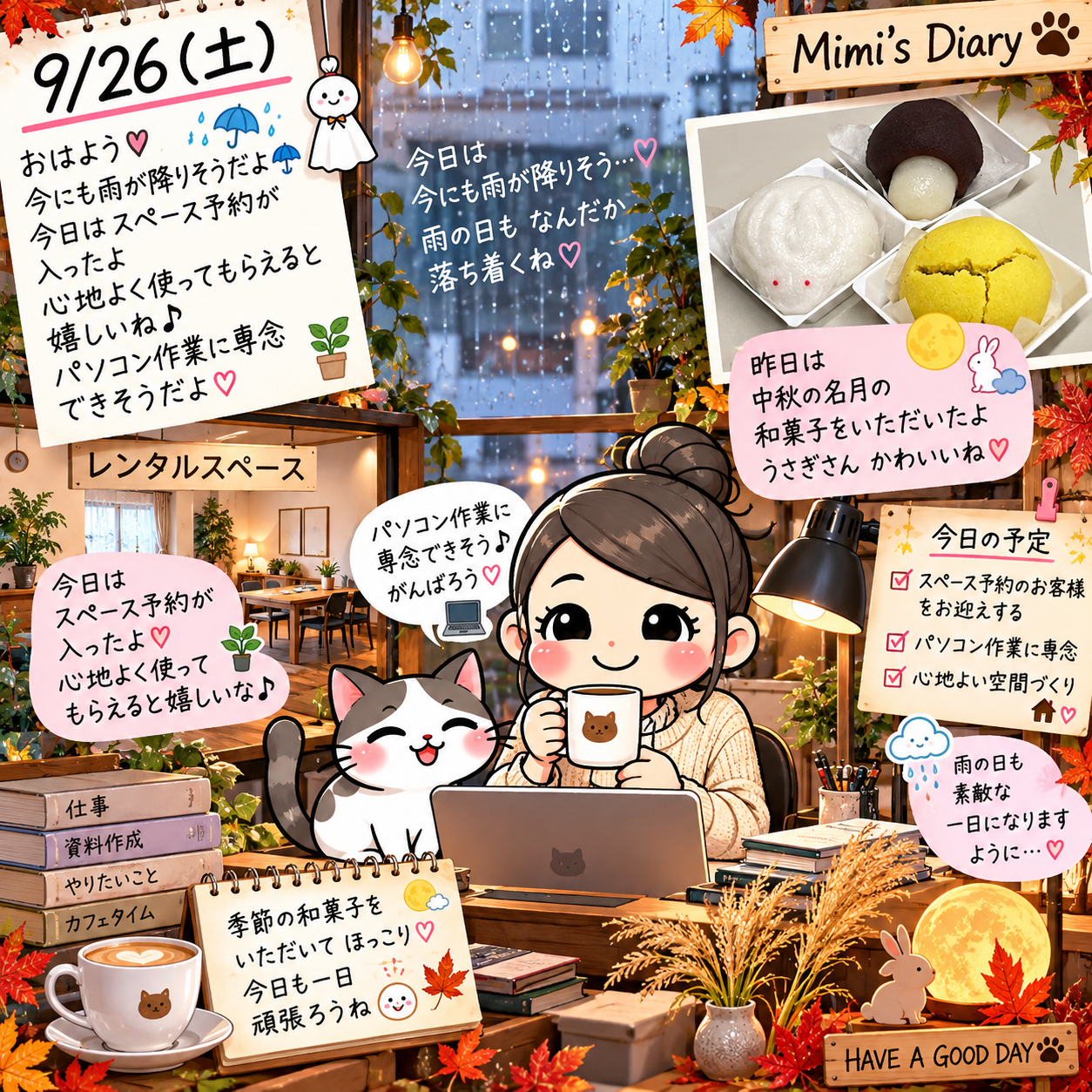 今日もありがとう。