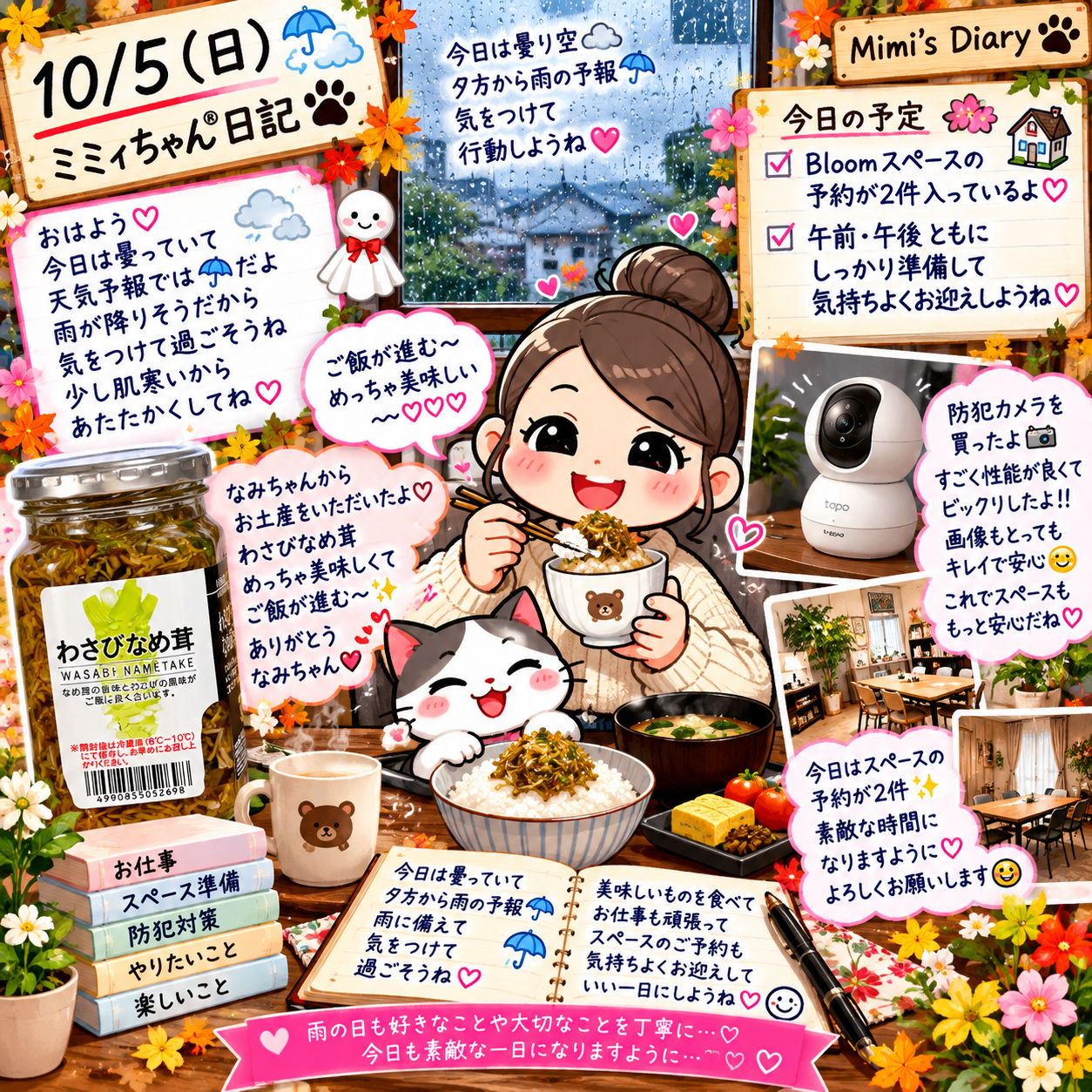 今日のおいしい時間。