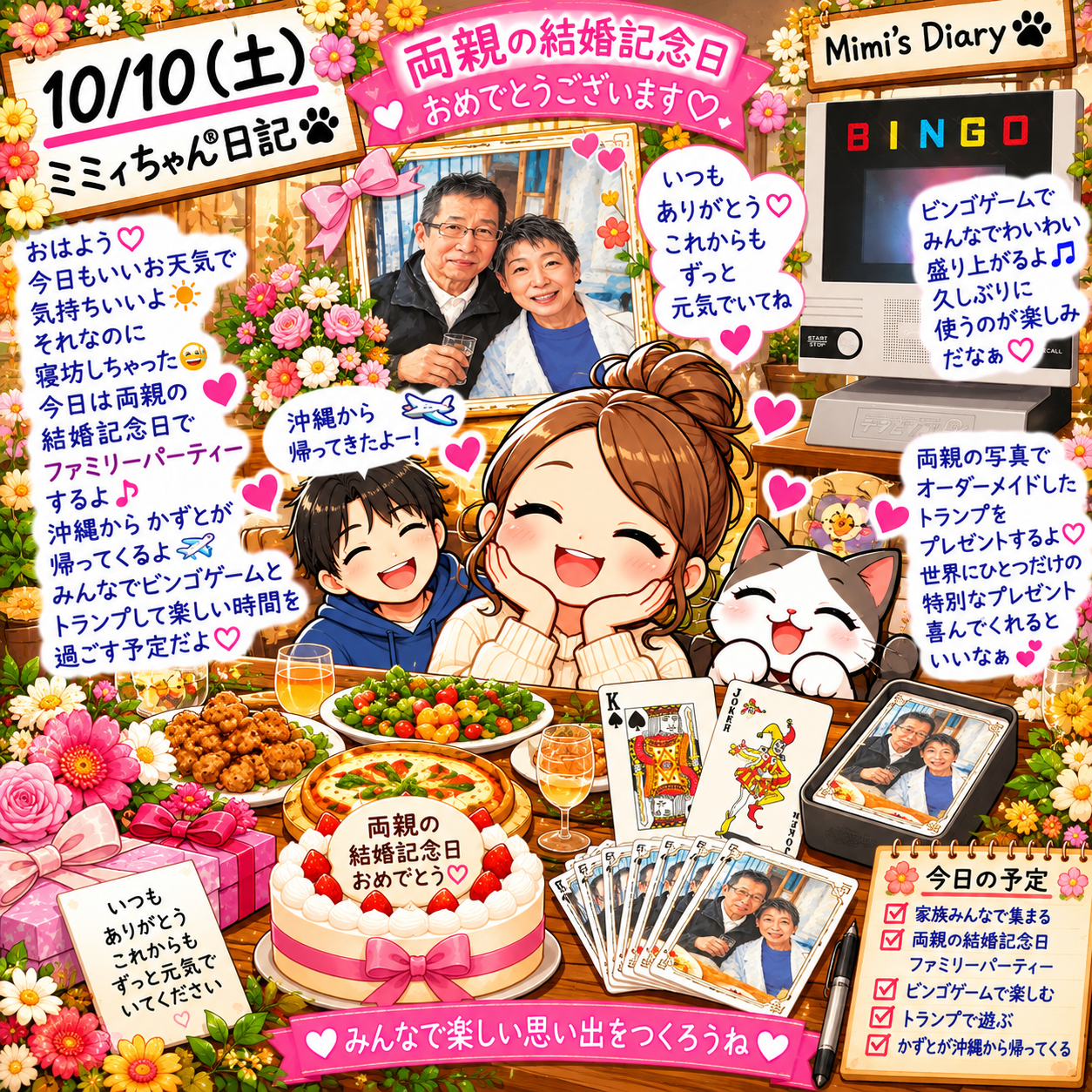 今日はちょっとうれしい日。